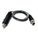 Cigarette lighter receptacle power supply cables